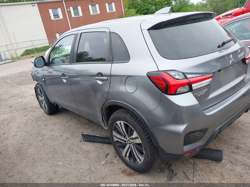 2020 Mitsubishi Outlander VIN JA4AR3AU2LU004426 IAAI salvage auction — FRONT END, Salvage (Texas), sold $3,150 on 2026-07-14 (photo 3)