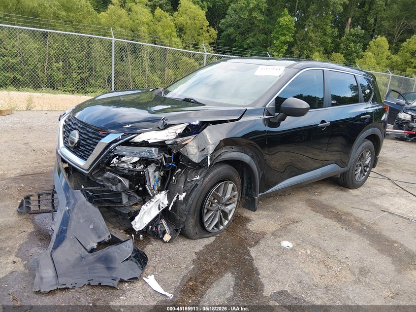 2021 Nissan Rogue VIN 5N1AT3AA0MC734223 IAAI salvage auction — FRONT END, Salvage (Mississippi), sold $3,550 on 2026-07-09 (photo 2)