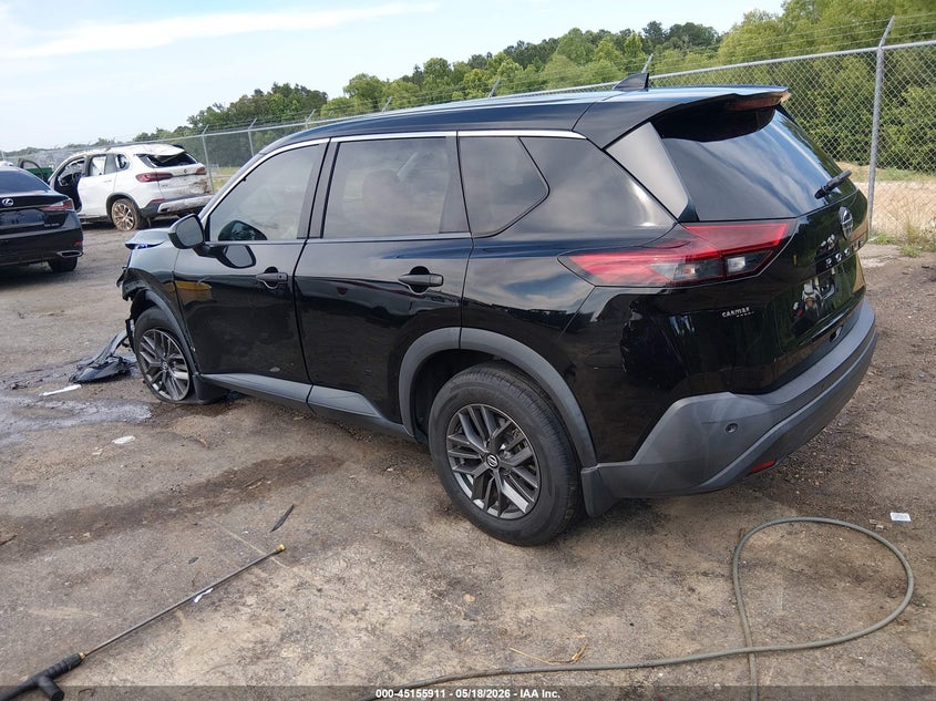2021 Nissan Rogue VIN 5N1AT3AA0MC734223 IAAI salvage auction — FRONT END, Salvage (Mississippi), sold $3,550 on 2026-07-09 (photo 3)