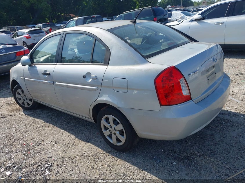 2009 Hyundai Accent VIN KMHCN46C89U319381 IAAI salvage auction — FRONT END, Salvage (Georgia), sold $300 on 2026-07-08 (photo 3)