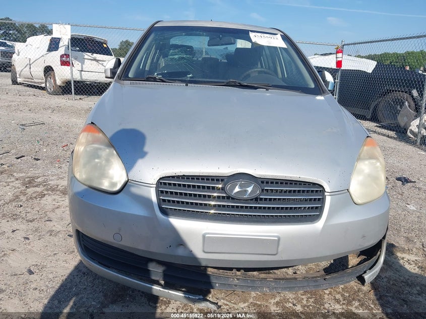 2009 Hyundai Accent VIN KMHCN46C89U319381 IAAI salvage auction — FRONT END, Salvage (Georgia), sold $300 on 2026-07-08 (photo 6)