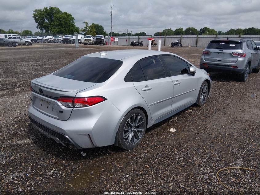 2021 Toyota Corolla VIN 5YFS4MCE4MP082886 IAAI salvage auction — FRESH WATER, Salvage (Louisiana), sold $5,100 on 2026-07-08 (photo 4)