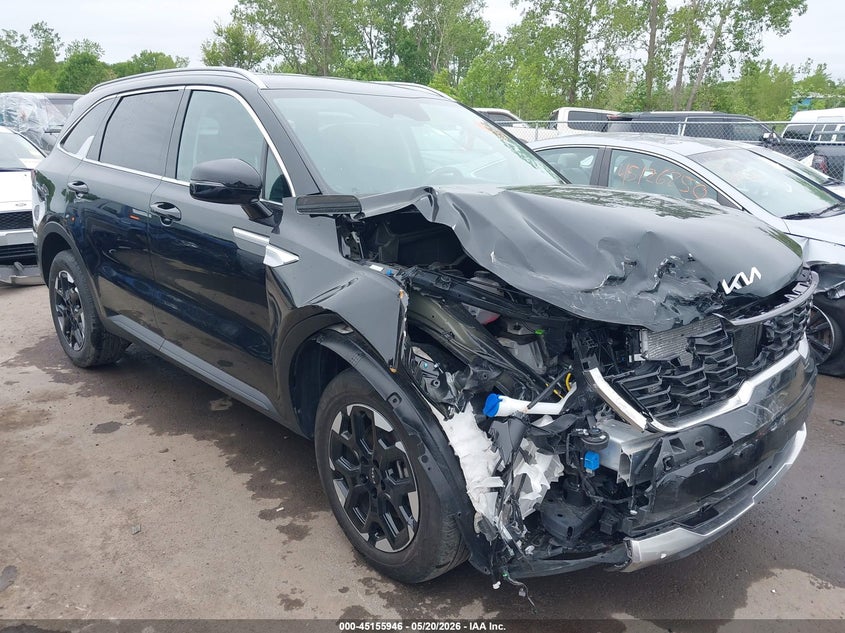 2025 Kia Sorento VIN 5XYRLDJC4SG356950 IAAI salvage auction — FRONT END, Salvage (Ohio), sold $9,300 on 2026-07-21 (photo 1)