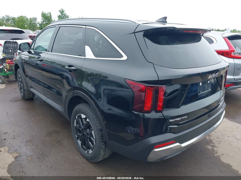 2025 Kia Sorento VIN 5XYRLDJC4SG356950 IAAI salvage auction — FRONT END, Salvage (Ohio), sold $9,300 on 2026-07-21 (photo 3)