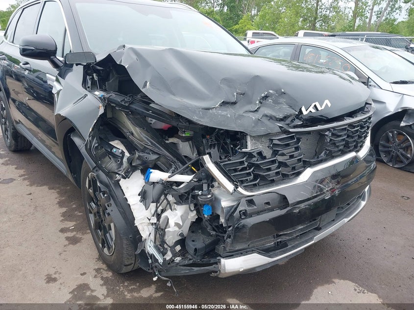 2025 Kia Sorento VIN 5XYRLDJC4SG356950 IAAI salvage auction — FRONT END, Salvage (Ohio), sold $9,300 on 2026-07-21 (photo 6)