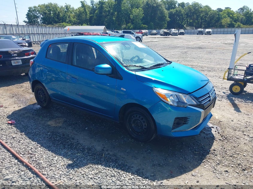 2023 Mitsubishi Mirage VIN ML32AUHJXPH003349 IAAI salvage auction — LEFT SIDE, Salvage (Georgia), sold $2,275 on 2026-07-06 (photo 1)
