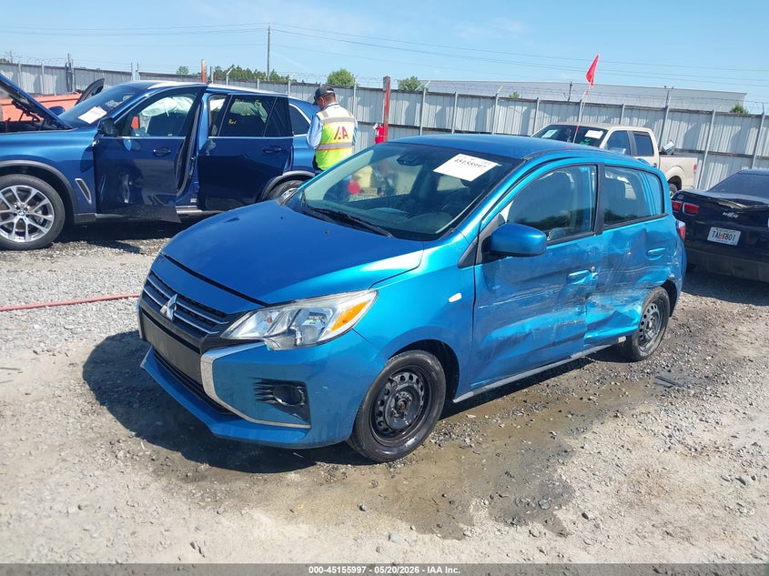 2023 Mitsubishi Mirage VIN ML32AUHJXPH003349 IAAI salvage auction — LEFT SIDE, Salvage (Georgia), sold $2,275 on 2026-07-06 (photo 2)