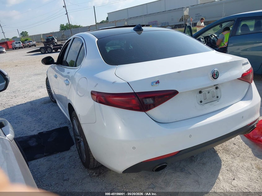 2018 Alfa romeo Giulia VIN ZARFAEEN5J7581003 IAAI salvage auction — RIGHT FRONT, Salvage (Tennessee), sold $625 on 2026-07-29 (photo 3)