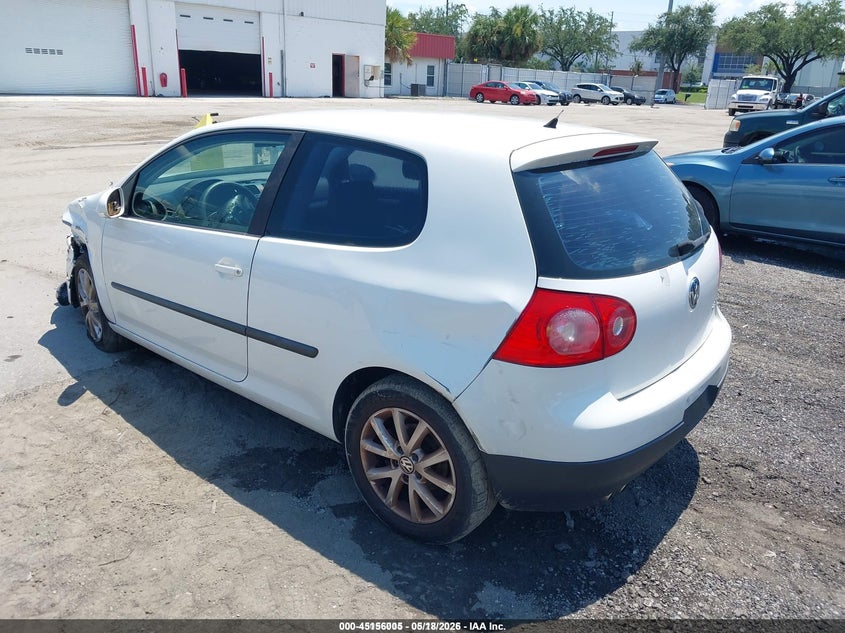 2009 Volkswagen Rabbit VIN WVWBA71K79W087355 IAAI salvage auction — LEFT FRONT, Salvage (Idaho), sold $225 on 2026-07-22 (photo 3)