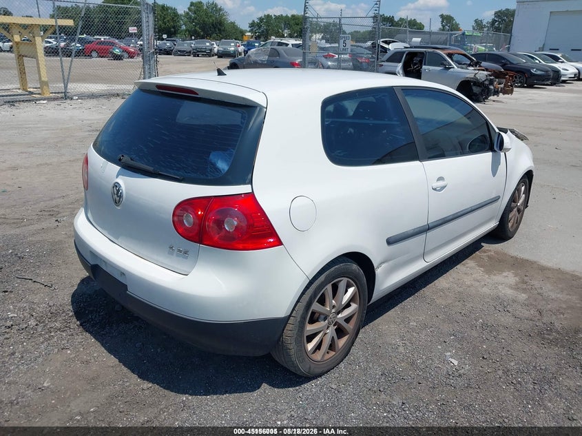 2009 Volkswagen Rabbit VIN WVWBA71K79W087355 IAAI salvage auction — LEFT FRONT, Salvage (Idaho), sold $225 on 2026-07-22 (photo 4)