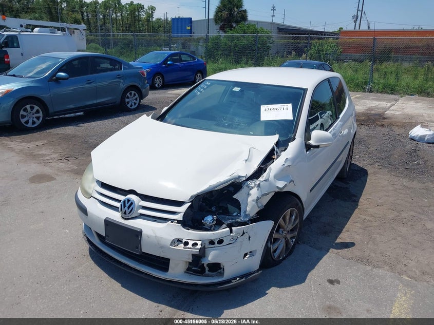 2009 Volkswagen Rabbit VIN WVWBA71K79W087355 IAAI salvage auction — LEFT FRONT, Salvage (Idaho), sold $225 on 2026-07-22 (photo 6)