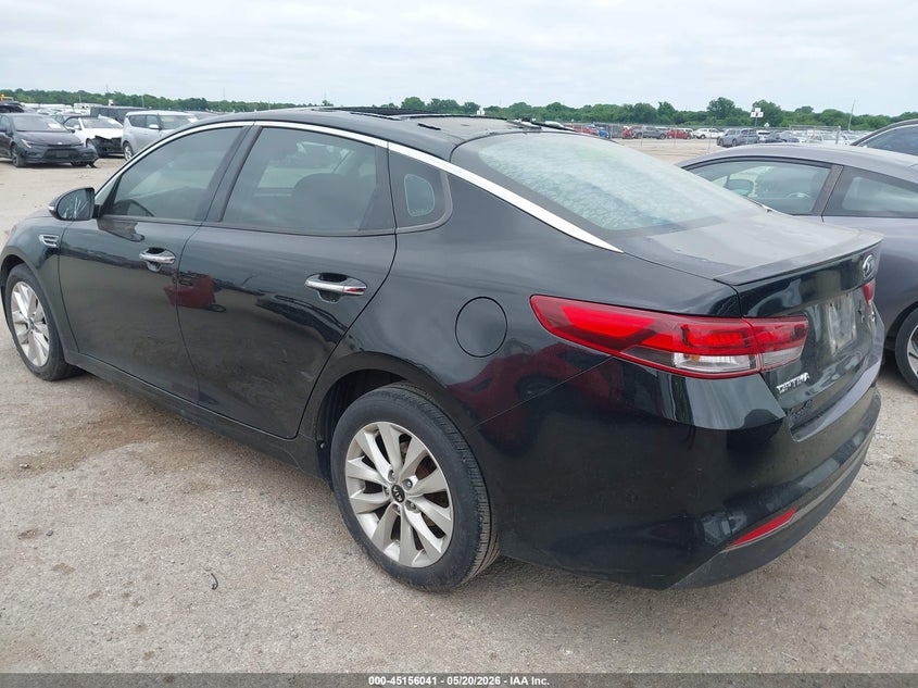 2018 Kia Optima VIN 5XXGT4L35JG228465 IAAI salvage auction — HAIL, Original (Texas), sold $2,650 on 2026-07-07 (photo 3)