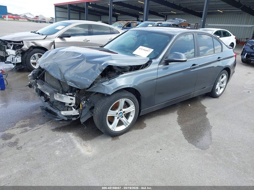 2015 BMW 3er VIN WBA3C3G55FNS73550 IAAI salvage auction — FRONT END, Certificate Of Title (Nebraska), sold $650 on 2026-07-09 (photo 2)