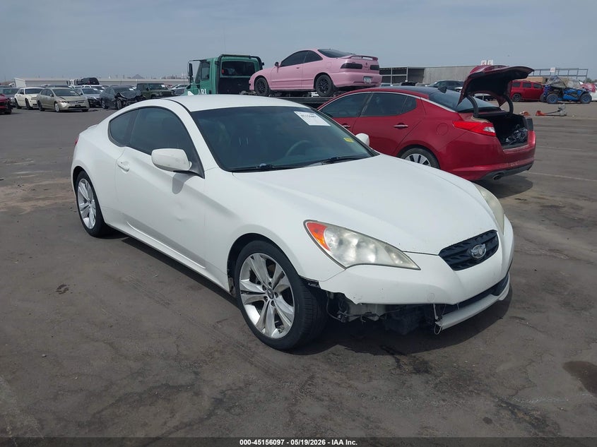 2010 Hyundai Genesis VIN KMHHU6KH5AU037998 IAAI salvage auction — FRONT END, Salvage (Arizona), sold $875 on 2026-07-28 (photo 1)