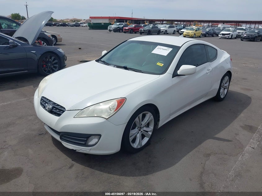 2010 Hyundai Genesis VIN KMHHU6KH5AU037998 IAAI salvage auction — FRONT END, Salvage (Arizona), sold $875 on 2026-07-28 (photo 2)