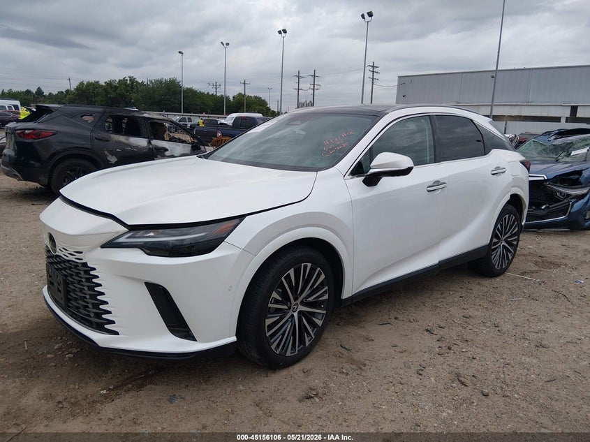 2023 Lexus Rx VIN 2T2BAMBA2PC013833 IAAI salvage auction — RIGHT FRONT, Original (Texas), sold $29,600 on 2026-10-01 (photo 2)