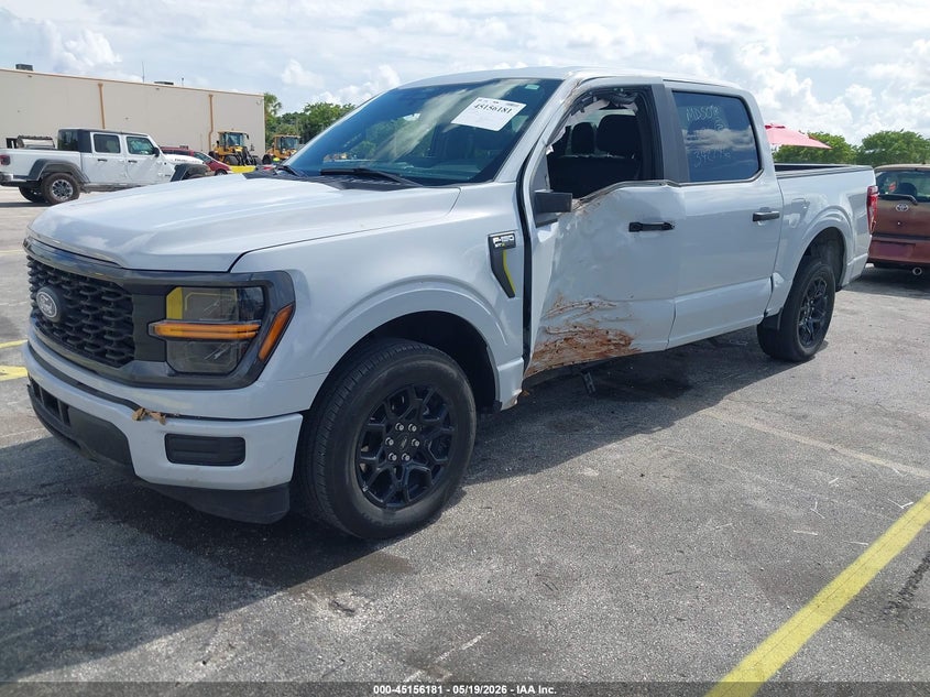 2025 Ford F-150 VIN 1FTEW2KP7SKD35919 IAAI salvage auction — LEFT SIDE, Certificate Of Destruction (Florida), sold $13,100 on 2026-08-20 (photo 2)