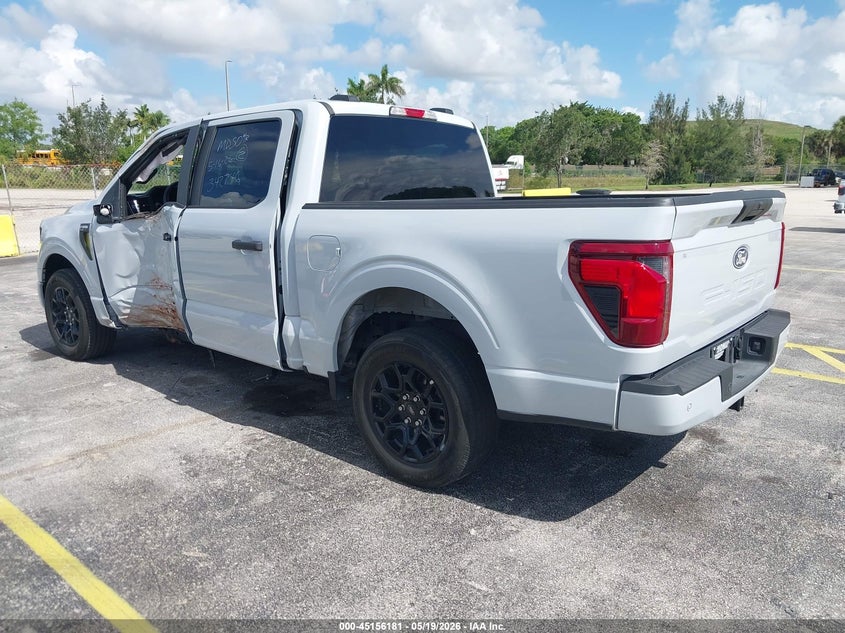 2025 Ford F-150 VIN 1FTEW2KP7SKD35919 IAAI salvage auction — LEFT SIDE, Certificate Of Destruction (Florida), sold $13,100 on 2026-08-20 (photo 3)