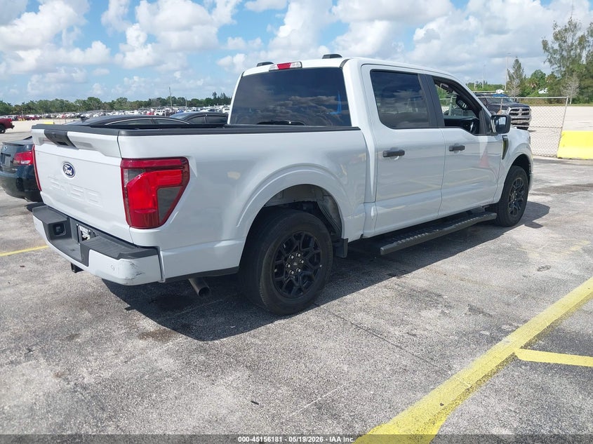2025 Ford F-150 VIN 1FTEW2KP7SKD35919 IAAI salvage auction — LEFT SIDE, Certificate Of Destruction (Florida), sold $13,100 on 2026-08-20 (photo 4)