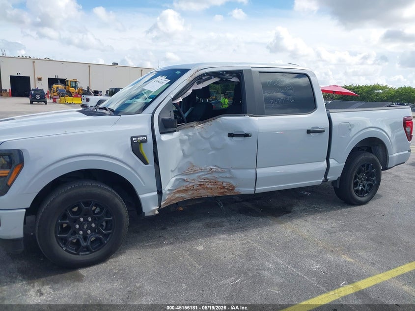2025 Ford F-150 VIN 1FTEW2KP7SKD35919 IAAI salvage auction — LEFT SIDE, Certificate Of Destruction (Florida), sold $13,100 on 2026-08-20 (photo 6)