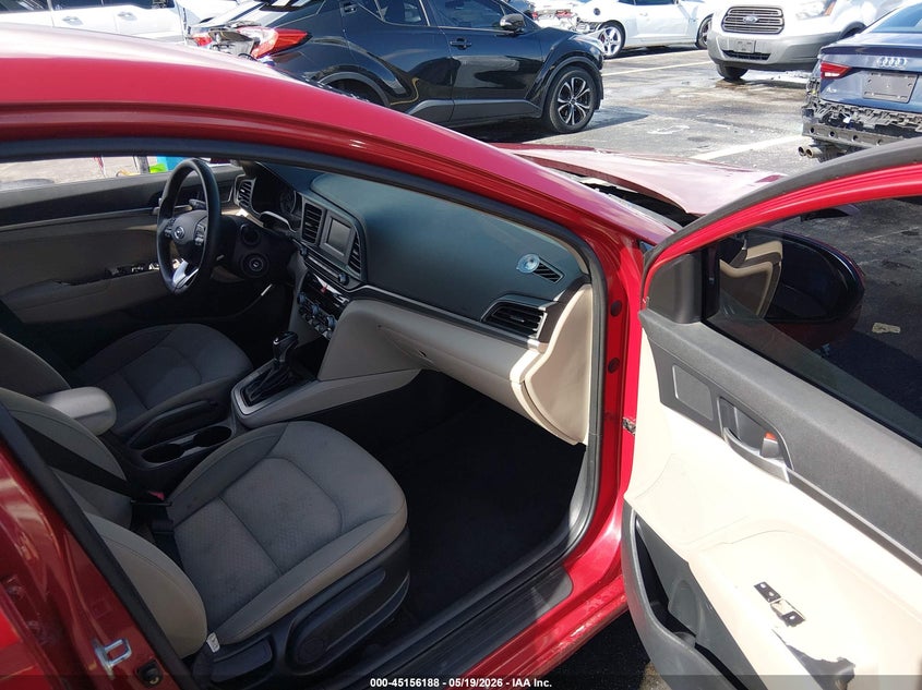 2020 Hyundai Elantra VIN KMHD74LFXLU901292 IAAI salvage auction — RIGHT FRONT, Certificate Of Destruction (Florida), sold $1,950 on 2026-07-30 (photo 5)