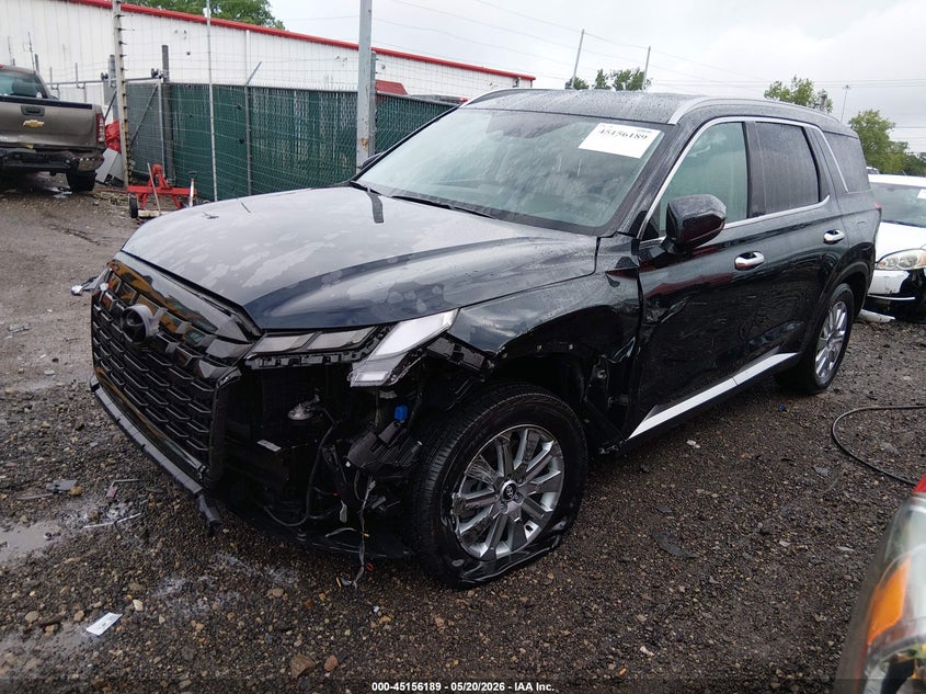 2025 Hyundai Palisade VIN KM8R2DGE9SU829408 IAAI salvage auction — LEFT FRONT, Salvage (Ohio), sold $13,575 on 2026-07-08 (photo 2)