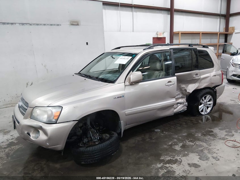 2006 Toyota Highlander VIN JTEEW21A360032226 IAAI salvage auction — SIDE, Salvage (Idaho), sold $500 on 2026-07-17 (photo 2)