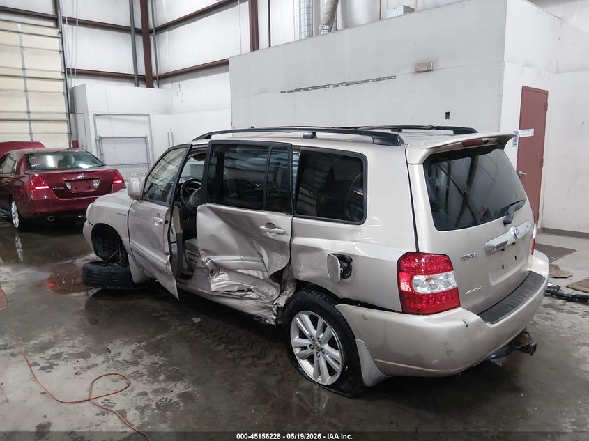 2006 Toyota Highlander VIN JTEEW21A360032226 IAAI salvage auction — SIDE, Salvage (Idaho), sold $500 on 2026-07-17 (photo 3)