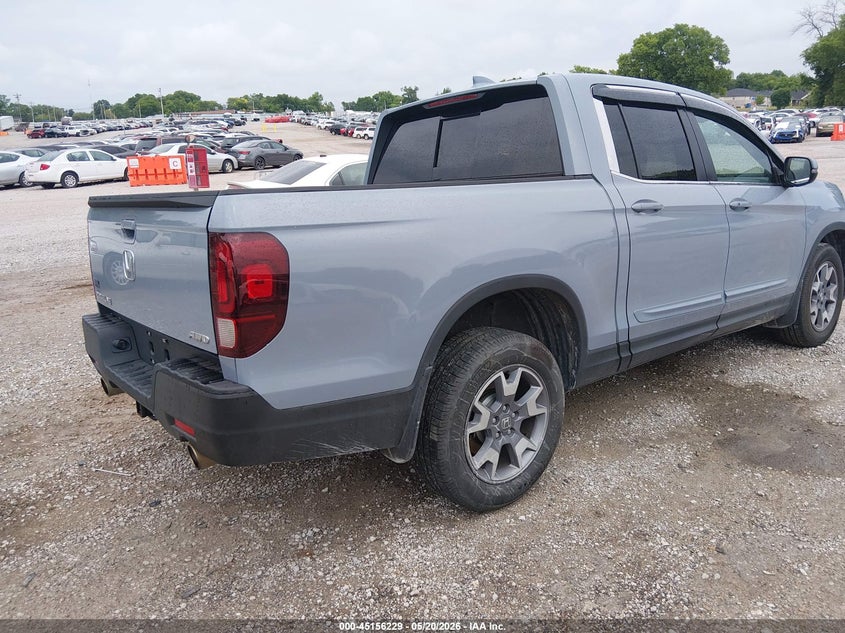 2023 Honda Ridgeline VIN 5FPYK3F57PB065237 IAAI salvage auction — LEFT FRONT, Salvage (Kentucky), sold $10,500 on 2026-08-16 (photo 4)