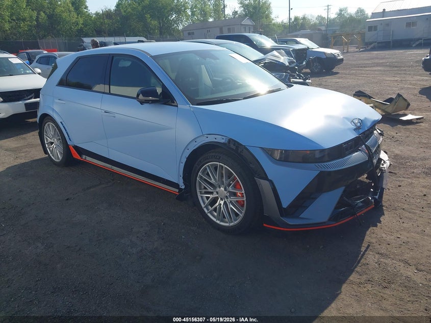 2025 Hyundai VIN KM8KNDA82SU004984 IAAI salvage auction — FRONT END, Salvage Title, sold $23,350 on 2026-08-13 (photo 1)