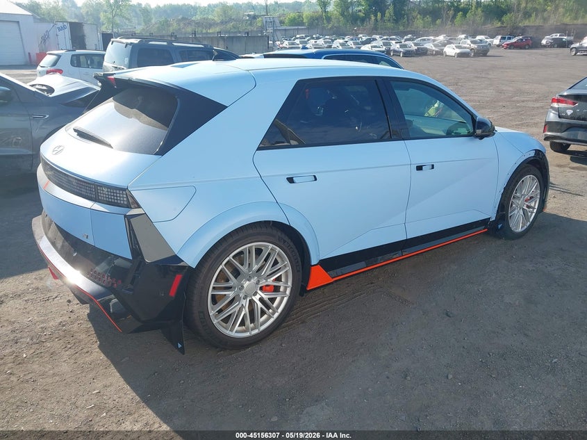 2025 Hyundai VIN KM8KNDA82SU004984 IAAI salvage auction — FRONT END, Salvage Title, sold $23,350 on 2026-08-13 (photo 4)