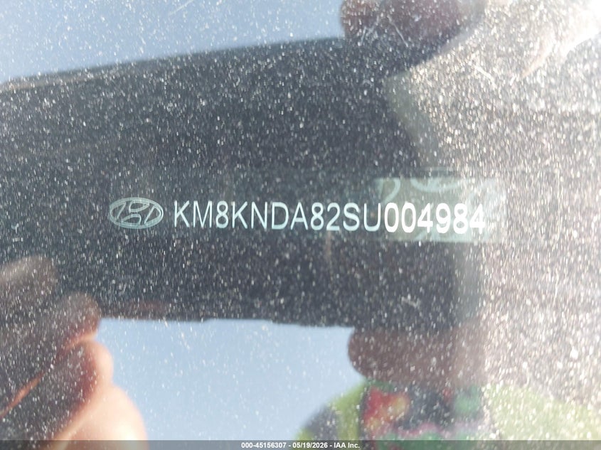 2025 Hyundai VIN KM8KNDA82SU004984 IAAI salvage auction — FRONT END, Salvage Title, sold $23,350 on 2026-08-13 (photo 9)