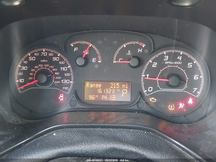 2017 Ram Promaster city VIN ZFBERFAB1H6E60393 IAAI salvage auction — FRONT & REAR, Salvage (Texas), sold $1,000 on 2026-07-29 (photo 7)