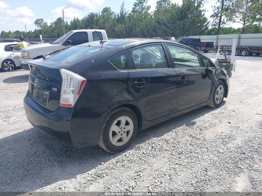 2010 Toyota Prius VIN JTDKN3DU4A0207081 IAAI salvage auction — RIGHT FRONT, Salvage (North Carolina), sold $1,500 on 2026-07-16 (photo 4)