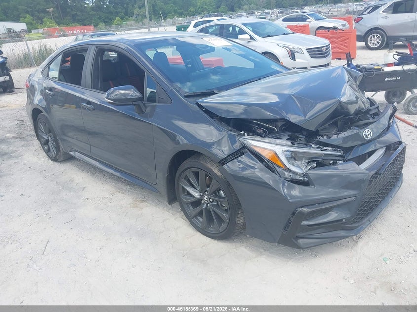 2026 Toyota Corolla VIN 5YFS4MCE8TP275802 IAAI salvage auction — FRONT END, Salvage (North Carolina), sold $5,700 on 2026-07-09 (photo 1)