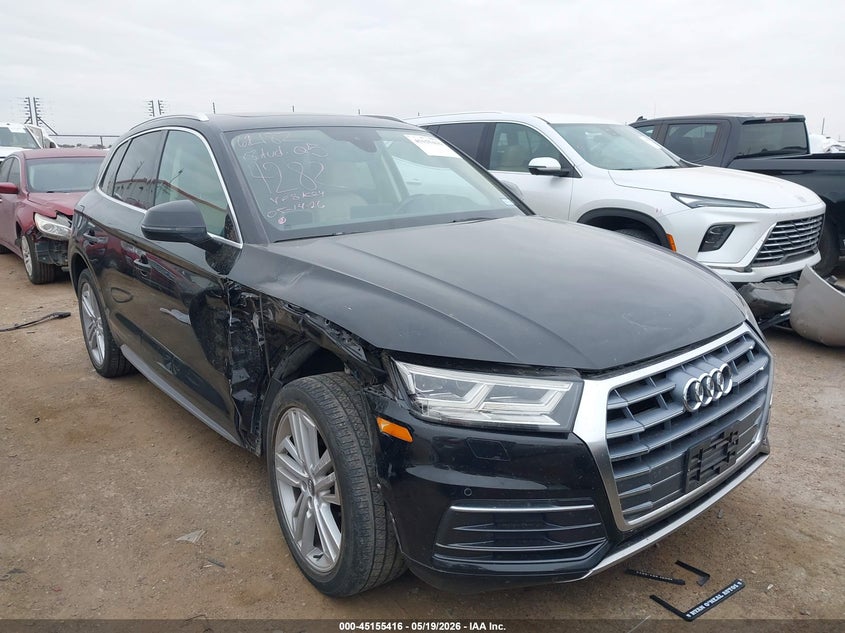 2018 Audi Q5 VIN WA1BNAFY3J2004282 — IAAI salvage auction photo