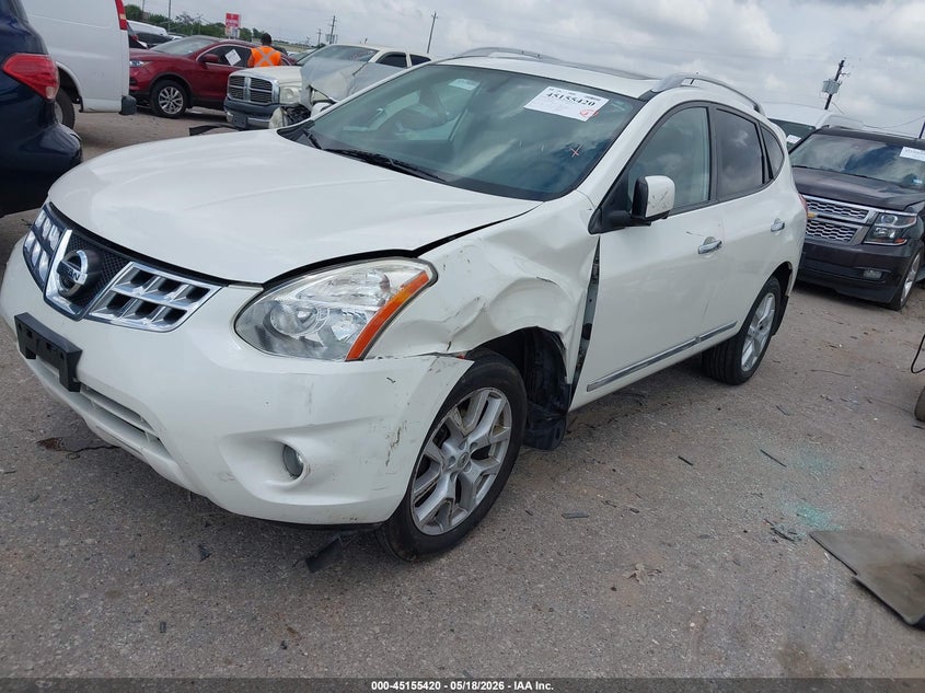 2013 Nissan Rogue VIN JN8AS5MV9DW656755 IAAI salvage auction — LEFT FRONT, Original (Texas), sold $1,300 on 2026-07-22 (photo 2)