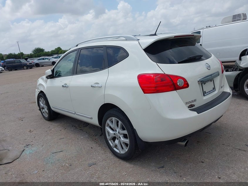 2013 Nissan Rogue VIN JN8AS5MV9DW656755 IAAI salvage auction — LEFT FRONT, Original (Texas), sold $1,300 on 2026-07-22 (photo 3)