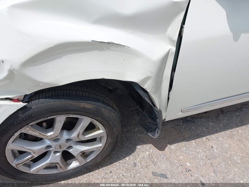 2013 Nissan Rogue VIN JN8AS5MV9DW656755 IAAI salvage auction — LEFT FRONT, Original (Texas), sold $1,300 on 2026-07-22 (photo 6)