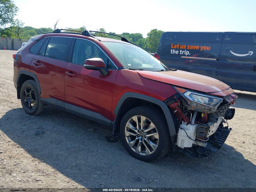 2019 Toyota Rav 4 VIN 2T3A1RFVXKC046055 IAAI salvage auction — FRONT END, Salvage (New Jersey), sold $7,100 on 2026-07-31 (photo 1)