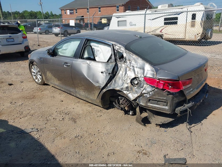 2018 Kia Optima VIN 5XXGT4L39JG262523 IAAI salvage auction — LEFT & RIGHT, Salvage (North Carolina), sold $975 on 2026-07-06 (photo 3)