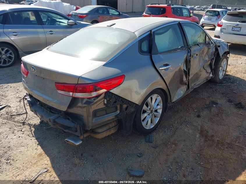 2018 Kia Optima VIN 5XXGT4L39JG262523 IAAI salvage auction — LEFT & RIGHT, Salvage (North Carolina), sold $975 on 2026-07-06 (photo 4)