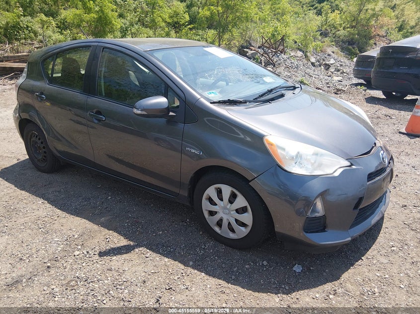2013 Toyota Prius c VIN JTDKDTB36D1044235 IAAI salvage auction — FRONT END, Salvage (Idaho), sold $675 on 2026-07-07 (photo 1)