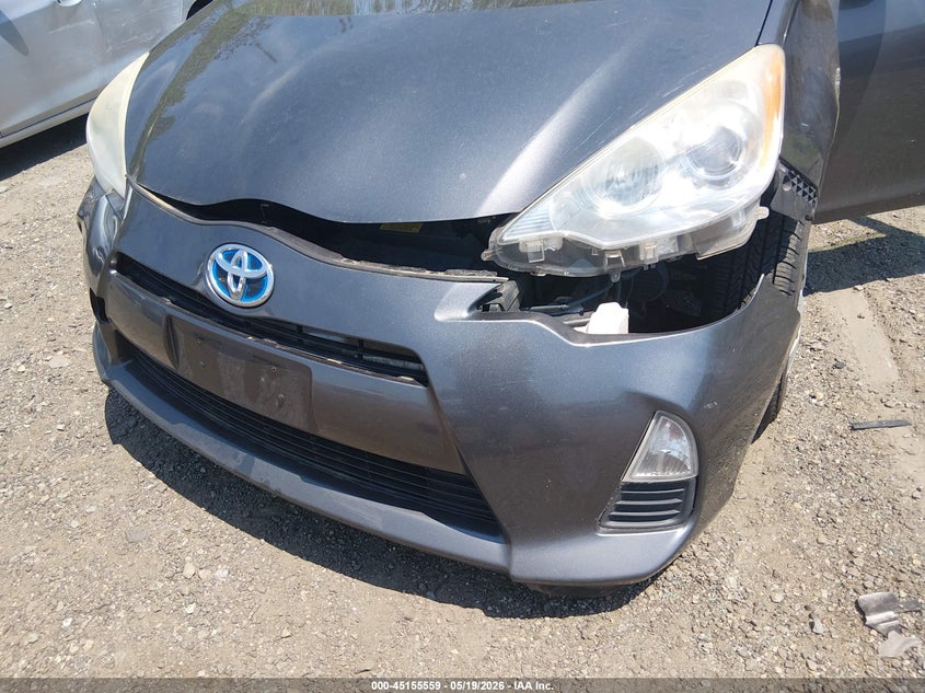 2013 Toyota Prius c VIN JTDKDTB36D1044235 IAAI salvage auction — FRONT END, Salvage (Idaho), sold $675 on 2026-07-07 (photo 6)