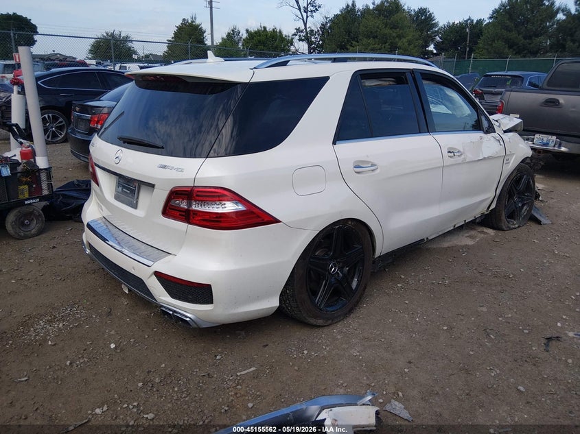 2014 Mercedes-benz M-klasse amg VIN 4JGDA7EB4EA347037 IAAI salvage auction — FRONT END, Salvage (Kentucky), sold $2,800 on 2026-08-06 (photo 4)