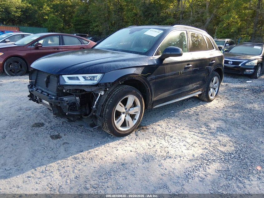 2019 Audi Q5 VIN WA1BNAFY3K2135858 IAAI salvage auction — FRONT END, Clear (South Carolina), sold $8,600 on 2026-07-21 (photo 2)