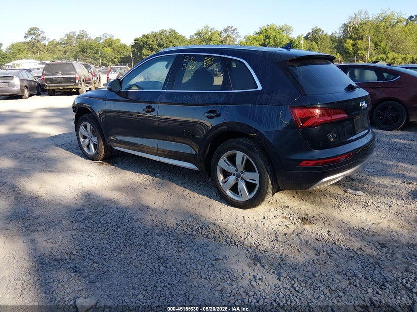 2019 Audi Q5 VIN WA1BNAFY3K2135858 IAAI salvage auction — FRONT END, Clear (South Carolina), sold $8,600 on 2026-07-21 (photo 3)