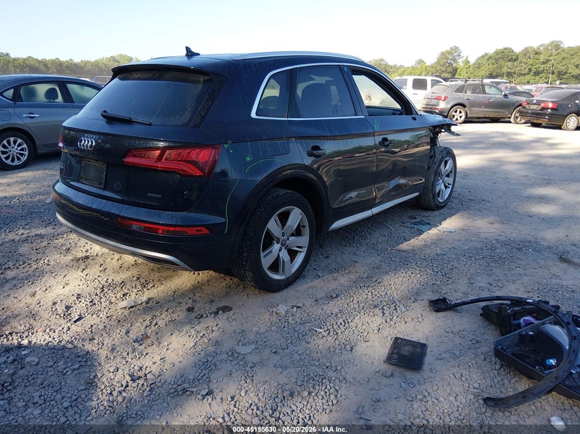 2019 Audi Q5 VIN WA1BNAFY3K2135858 IAAI salvage auction — FRONT END, Clear (South Carolina), sold $8,600 on 2026-07-21 (photo 4)