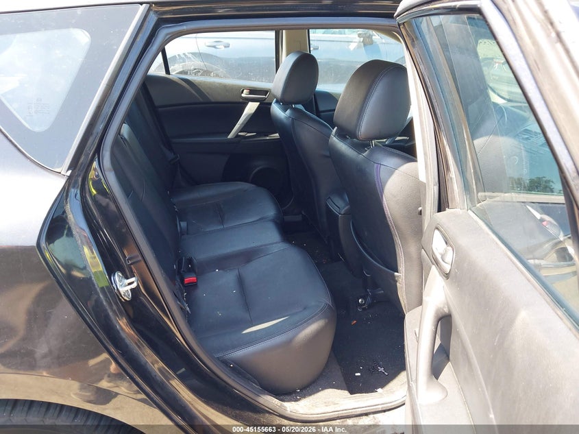 2012 Mazda 3 VIN JM1BL1M8XC1682437 IAAI salvage auction — SIDE, Salvage - Greater Than 75% (Maryland), sold $475 on 2026-07-18 (photo 8)