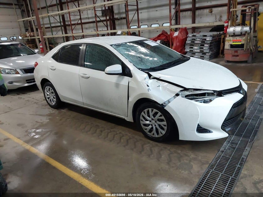 2018 Toyota Corolla VIN 5YFBURHE9JP836978 IAAI salvage auction — FRONT END, Clear (Michigan), sold $4,900 on 2026-07-13 (photo 1)